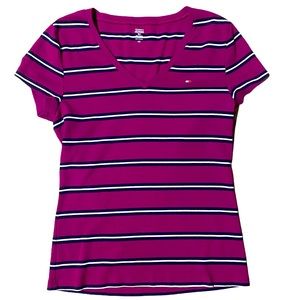 Tommy Hilfiger Striped V-Neck